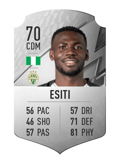 Anderson Esiti Rare 70 OVR
