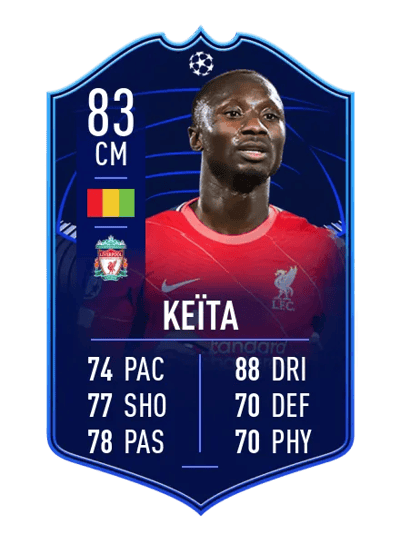 Naby Keïta UEFA Champions League MOTM 83 OVR