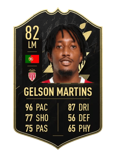 Gelson Martins Team of the Week 82 OVR