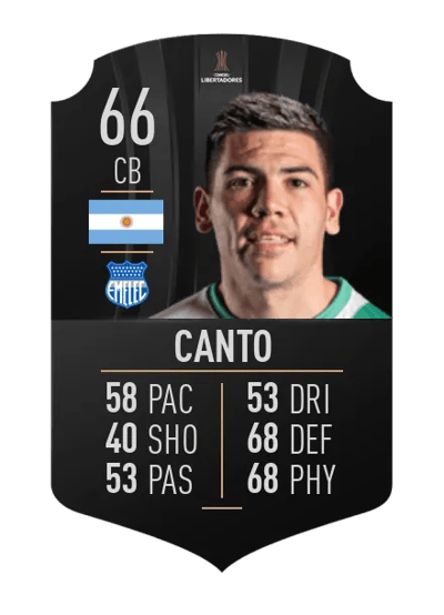Gustavo Canto CONMEBOL LIBERTADORES 66 OVR