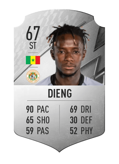 Cheikhou Dieng Rare 67 OVR