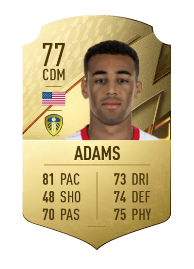 Tyler Adams Rare 77 OVR