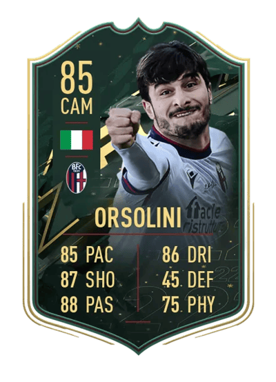 Riccardo Orsolini WINTER WILDCARDS 85 OVR