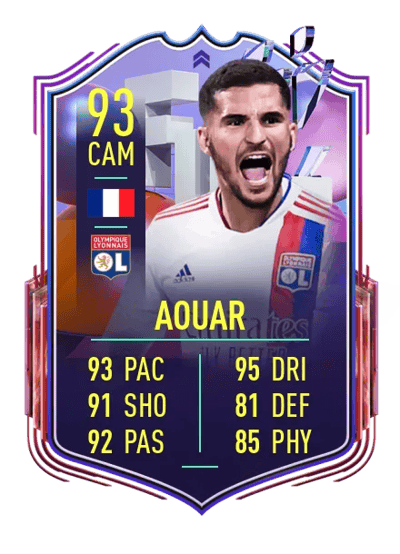 Houssem Aouar Fantasy FUT Upgrade 93 OVR
