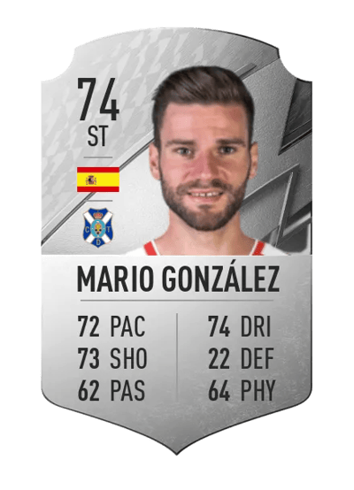Mario González Rare 74 OVR