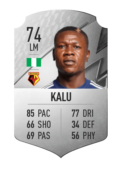 Samuel Kalu Rare 74 OVR