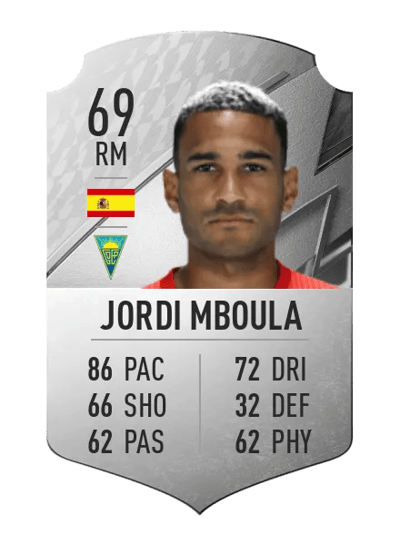 Jordi Mboula Rare 69 OVR