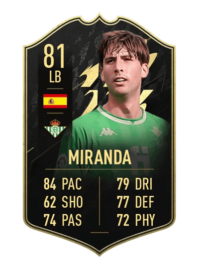 Miranda Team of the Week 81 OVR