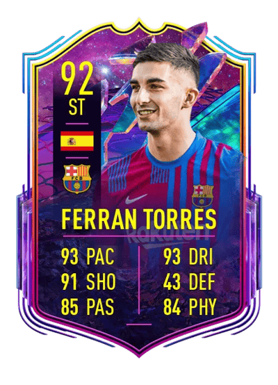 Ferran Torres FUT Future Stars 92 OVR