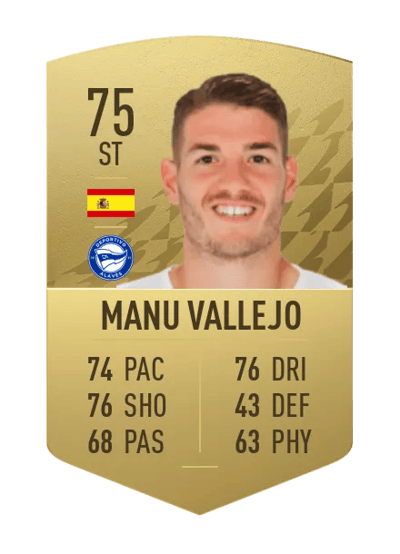 Manu Vallejo Common 75 OVR