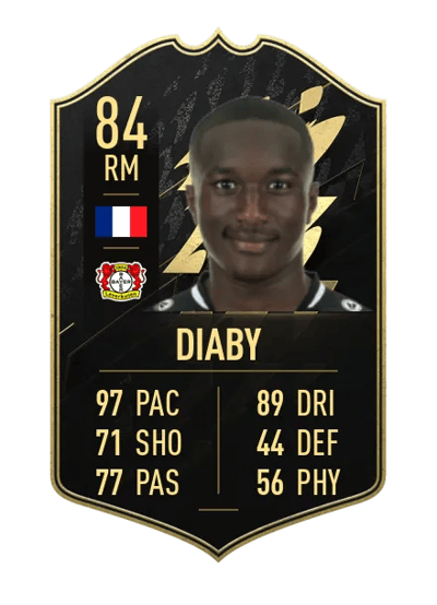 Moussa Diaby Team of the Week 84 OVR