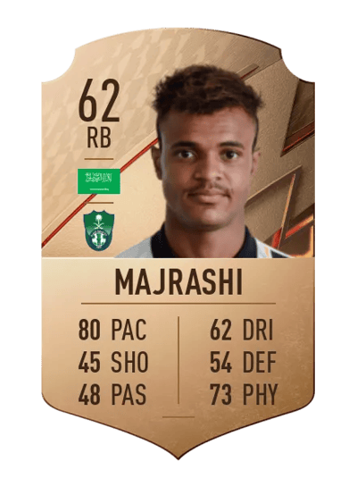 Ali Majrashi Rare 62 OVR