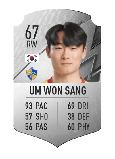 Um Won Sang Rare 67 OVR
