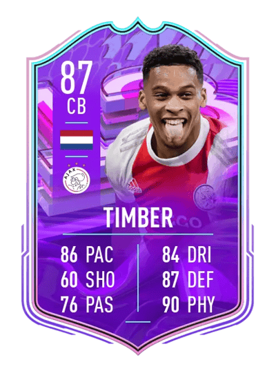 Jurriën Timber FUT Birthday 87 OVR