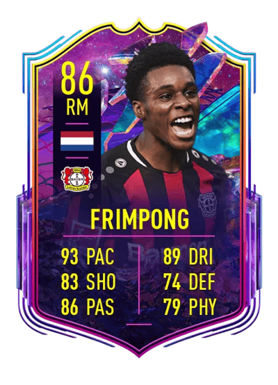Jeremie Frimpong FUT Future Stars 86 OVR