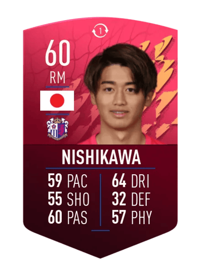 Jun Nishikawa SUMMER SWAP TOKEN 60 OVR