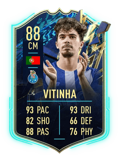 Vitinha Team of the Season 88 OVR
