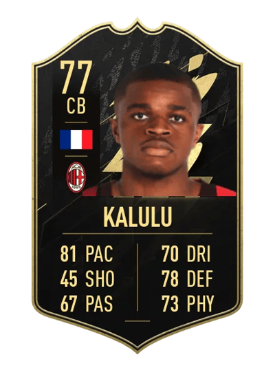 Pierre Kalulu Team of the Week 77 OVR