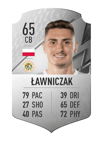 Aleks Ławniczak Rare 65 OVR