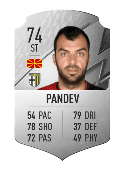 Goran Pandev Rare 74 OVR