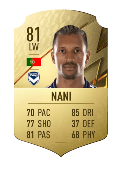 Nani Rare 81 OVR