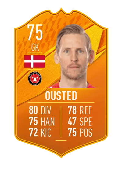 David Ousted Domestic Man of the Match 75 OVR