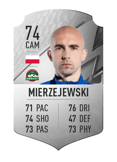 Adrian Mierzejewski Rare 74 OVR