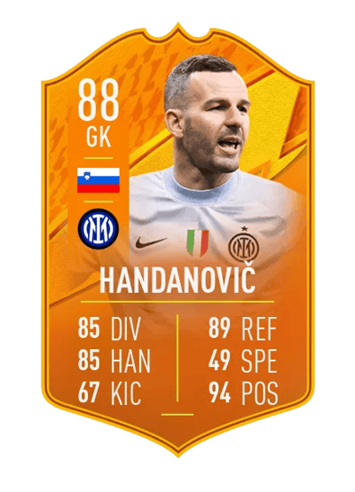 Samir Handanovič Domestic Man of the Match 88 OVR