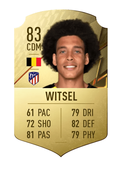 Axel Witsel Rare 83 OVR