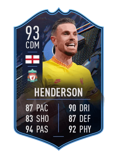 Jordan Henderson FUT CAPTAINS 93 OVR