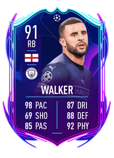Kyle Walker UEFA Champions League Road to the Final 91 OVR