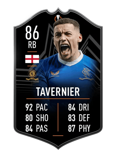 James Tavernier UEFA Europa League MOTM 86 OVR