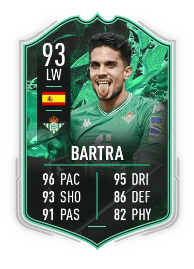 Bartra SHAPESHIFTERS 93 OVR