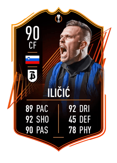 Josip Iličić UEFA Europa League Road to the Final 90 OVR