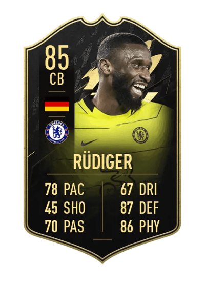 Antonio Rüdiger Team of the Week 85 OVR