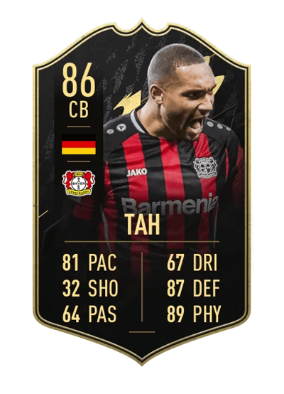 Jonathan Tah Team of the Week 86 OVR