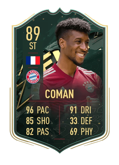 Kingsley Coman WINTER WILDCARDS 89 OVR