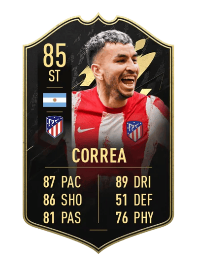 Ángel Correa Team of the Week 85 OVR