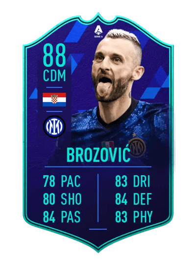 Marcelo Brozović POTM SERIE A 88 OVR