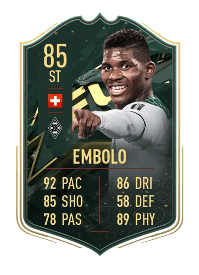 Breel Embolo WINTER WILDCARDS 85 OVR