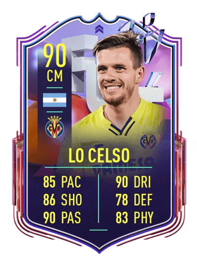 Giovani Lo Celso Fantasy FUT Upgrade 90 OVR