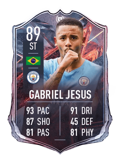Gabriel Jesus FUT VERSUS FIRE 89 OVR