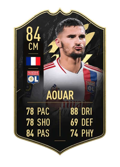 Houssem Aouar Team of the Week 84 OVR
