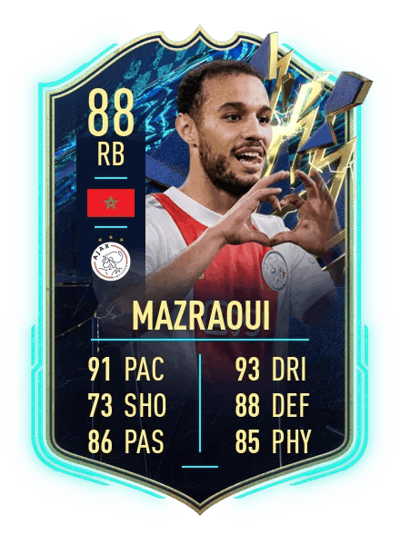 Noussair Mazraoui Team of the Season 88 OVR