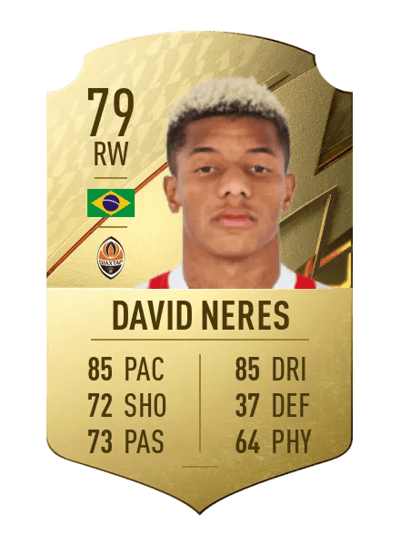 David Neres Rare 79 OVR