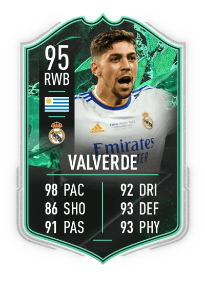 Federico Valverde SHAPESHIFTERS 95 OVR