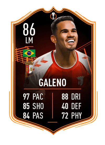 Galeno UEFA EUROPA LEAGUE TEAM OF THE TOURNAMENT 86 OVR