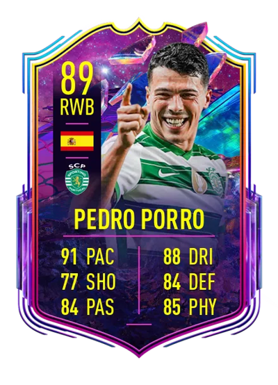 Pedro Porro FUT Future Stars 89 OVR