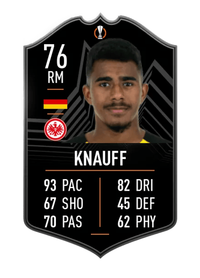 Ansgar Knauff UEFA Europa League MOTM 76 OVR
