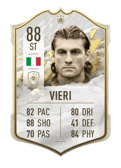 Christian Vieri Icon 88 OVR
